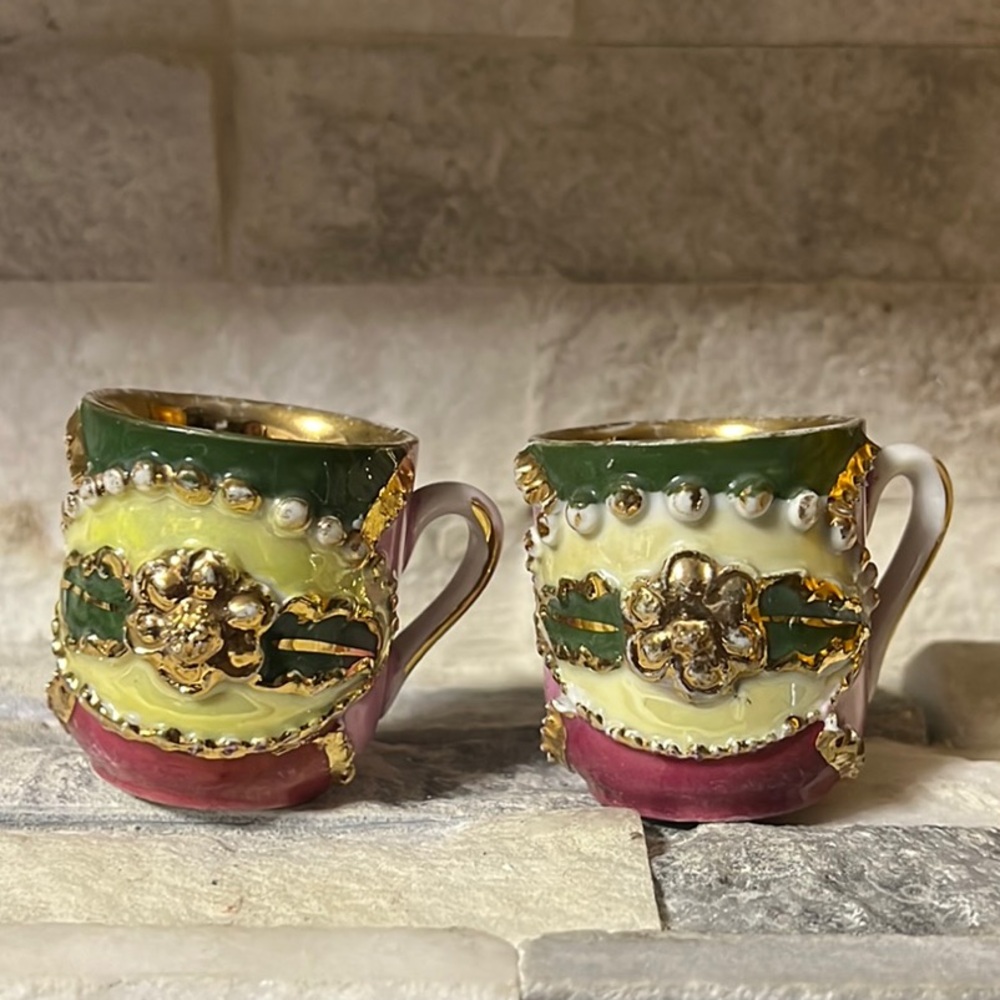 Vintage 1920's Gold Trim Cup and Saucer Made in Germany